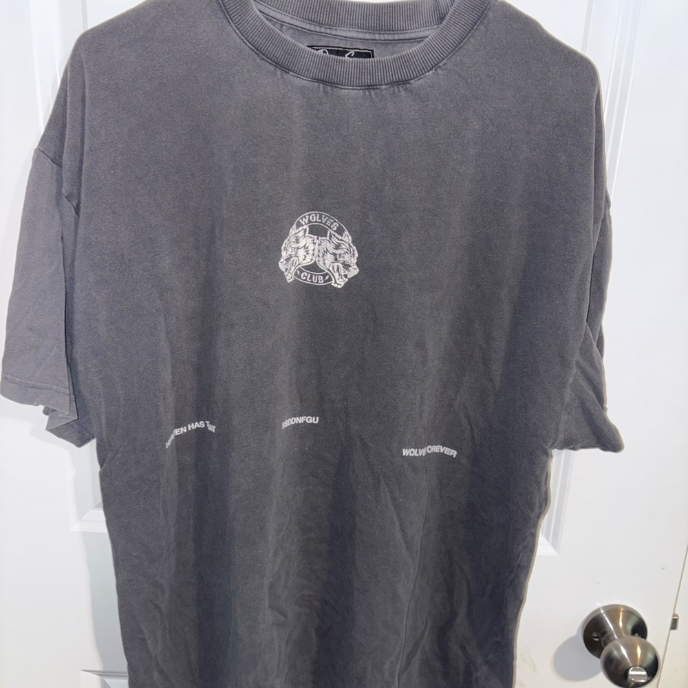 Darc Sport Gray Short Sleeve Tee Casual Crew Neck